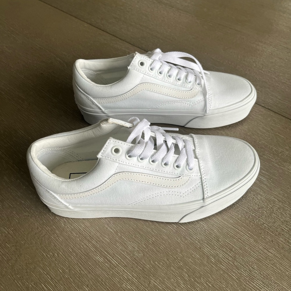Platform White Old Skools